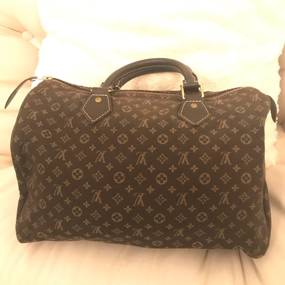 Louis Vuitton Handbags - Authentic Louis Vuitton Ebene Monogram Speedy 30